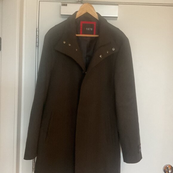 Men's 3/4 Wool Blend Dress Coat - Picture 1 of 1